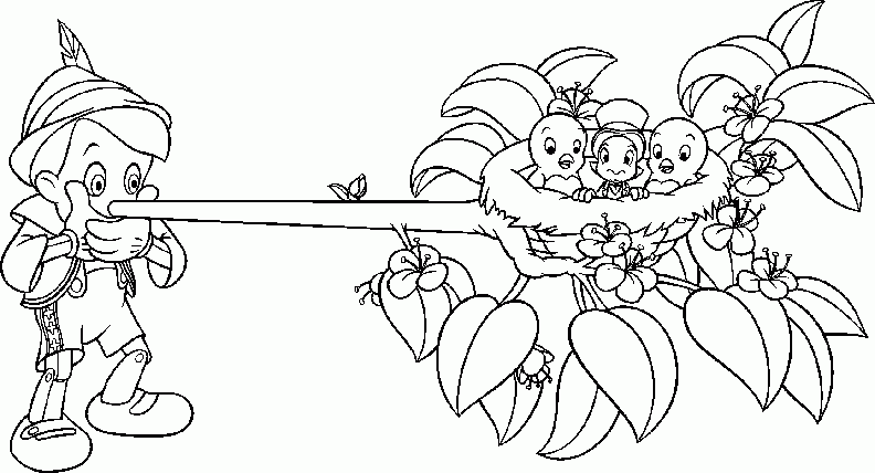 Dibujo de Nariz Pinocho