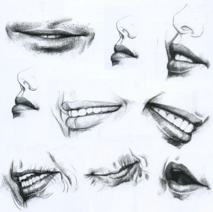 Dibujo al natural: Dibujando la boca
