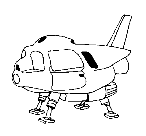 Dibujo de Nave espacial para Colorear - Dibujos.net Dibujo de Nave espacial para Colorear - Dibujos.net