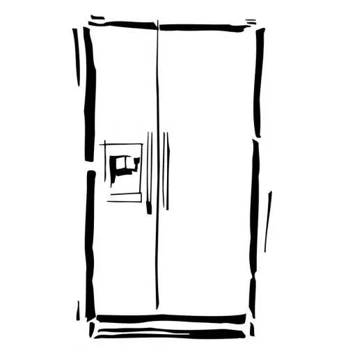 Dibujo de una nevera para imprimir y colorear - Dibujos para ... Dibujo de una nevera para imprimir y colorear - Dibujos para ...