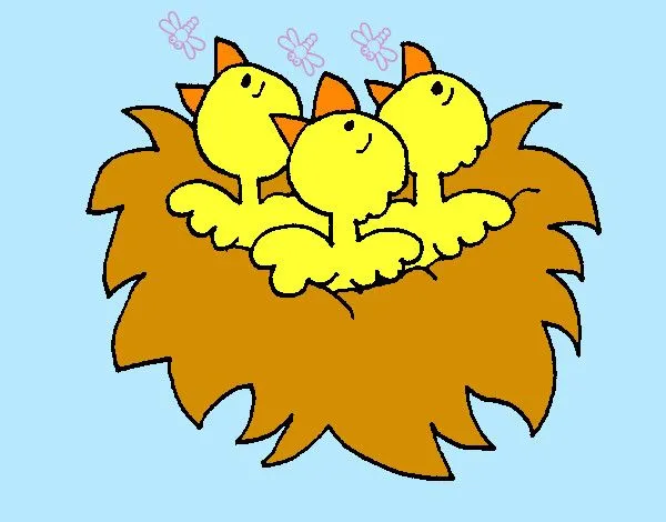 Dibujo de Nido de pájaritos pintado por Lamorales en Dibujos.net ... Dibujo de Nido de pájaritos pintado por Lamorales en Dibujos.net ...