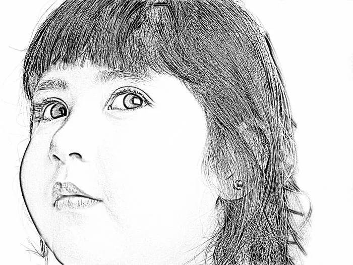 Mi primer Dibujo de mi Niña