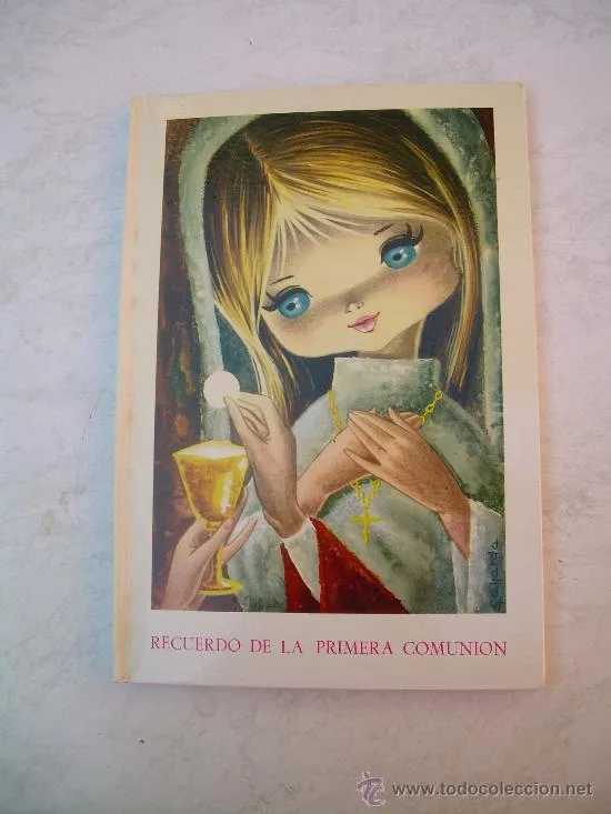 LIBRO DE RECUERDO DE PRIMERA COMUNIÓN - PARA NIÑA - DIBUJOS GALLARDA ...