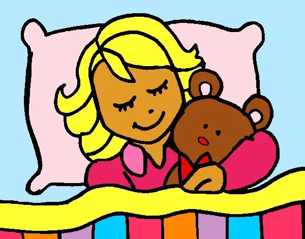Dibujo de Niña durmiendo pintado por Fatimajara en Dibujos.net el ...