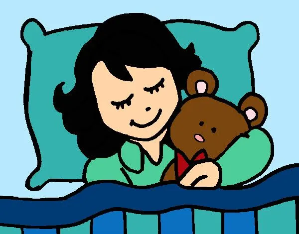 Dibujo de Niña durmiendo pintado por Mayraa en Dibujos.net el día ...