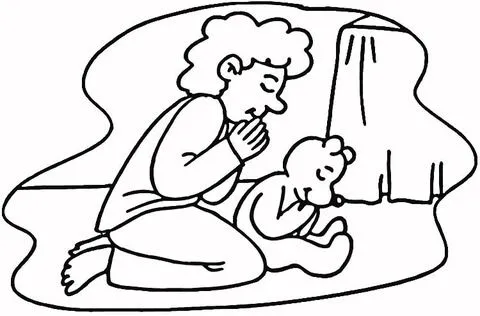 Dibujo de Niña Rezando para colorear | Dibujos para colorear ... Dibujo de Niña Rezando para colorear | Dibujos para colorear ...