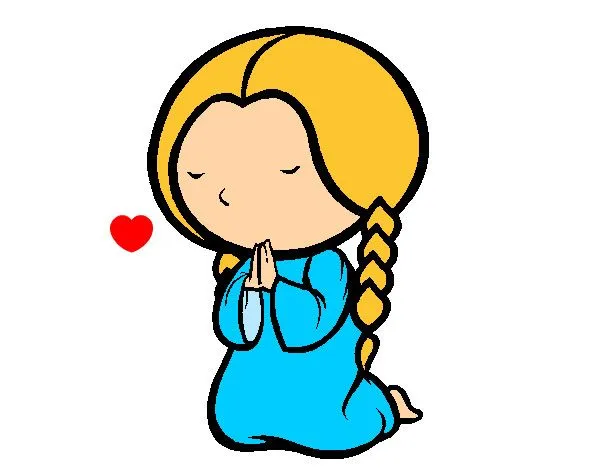 Dibujo de Niña rezando pintado por Amunyan en Dibujos.net el día ... Dibujo de Niña rezando pintado por Amunyan en Dibujos.net el día ...
