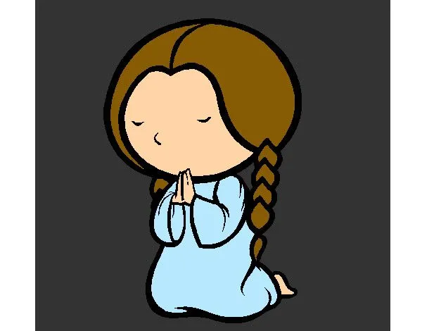 Dibujo de Niña rezando pintado por Gamiz en Dibujos.net el día 26 ... Dibujo de Niña rezando pintado por Gamiz en Dibujos.net el día 26 ...