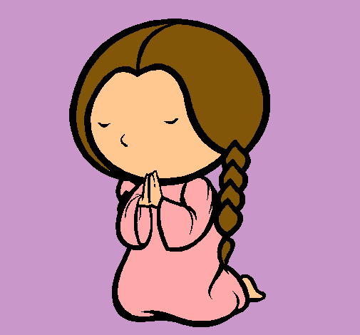 Dibujo de Niña rezando pintado por Paola en Dibujos.net el día 11 ... Dibujo de Niña rezando pintado por Paola en Dibujos.net el día 11 ...