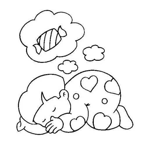 Dibujo de niña soñando - Imagui