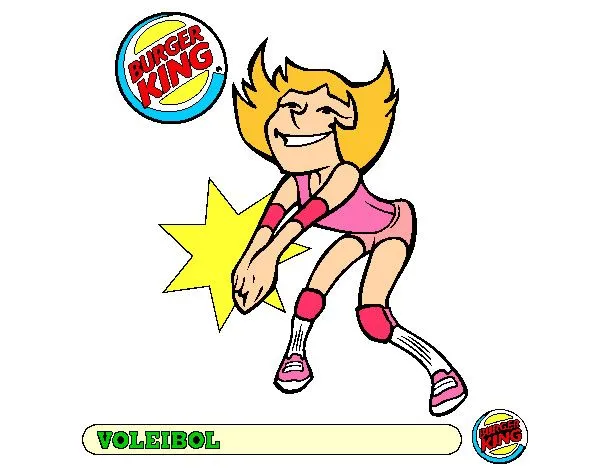 Dibujo de Niña-voley pintado por Grp20 en Dibujos.net el día 28-06 ...