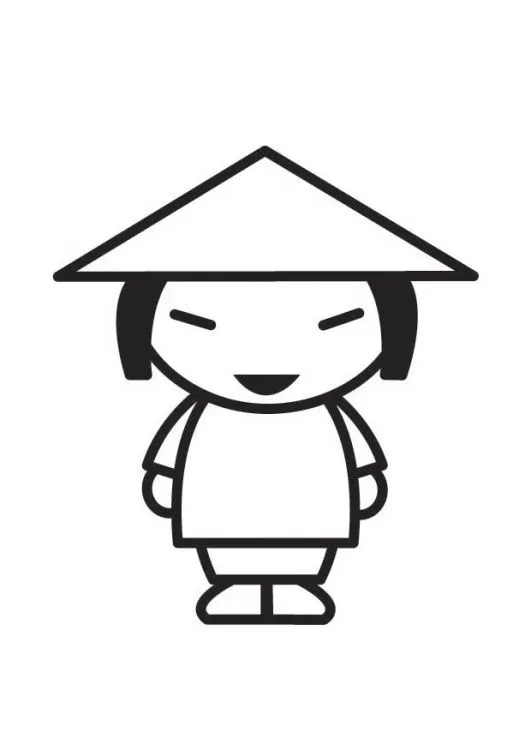 Dibujo de niño chino - Imagui