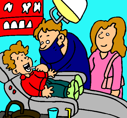 Dibujo de Niño en el dentista pintado por Odontologo en Dibujos ...
