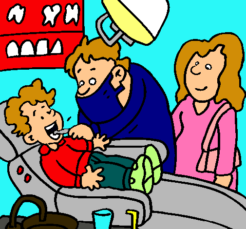 Dibujo de Niño en el dentista pintado por Odontologo en Dibujos ... Dibujo de Niño en el dentista pintado por Odontologo en Dibujos ...