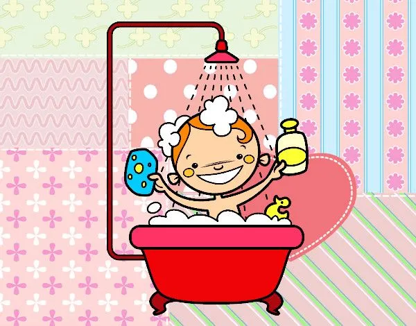Dibujo de Niño en la ducha pintado por Queyla en Dibujos.net el ... Dibujo de Niño en la ducha pintado por Queyla en Dibujos.net el ...