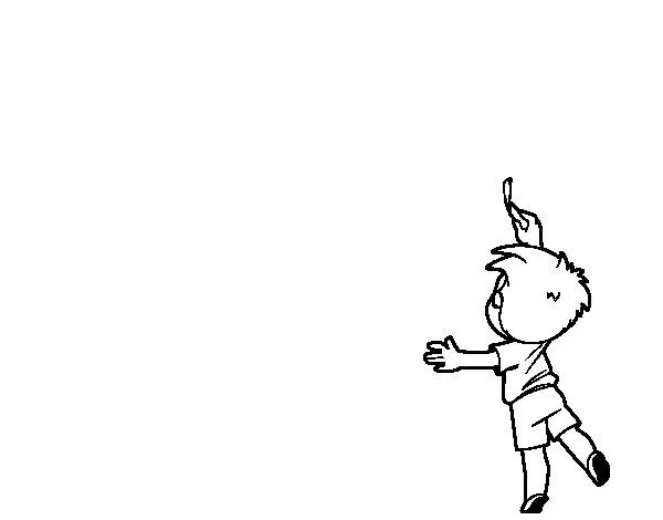 Dibujo de Niño escribiendo para Colorear - Dibujos.net Dibujo de Niño escribiendo para Colorear - Dibujos.net