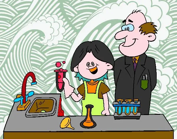 Dibujo de Niño con experimento pintado por Juan en Dibujos.net el ...