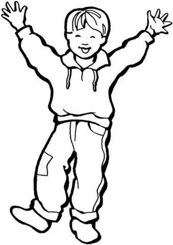Dibujo de Niño Feliz para colorear | Dibujos para colorear ...