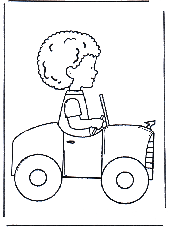 Dibujos.org / Dibujos Infantiles / Niños / Niño en un coche Dibujos.org / Dibujos Infantiles / Niños / Niño en un coche