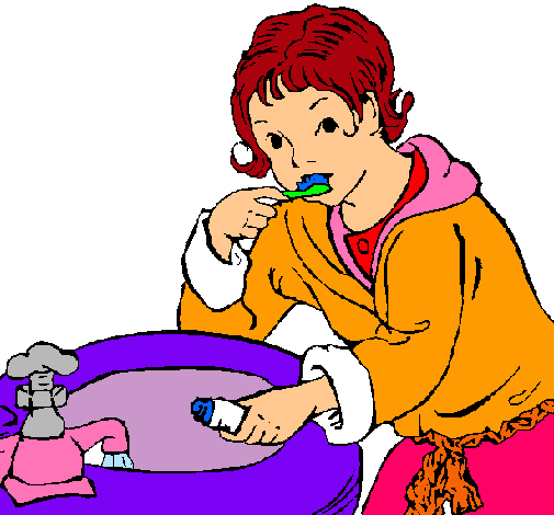 Dibujo de Niño lavándose los dientes pintado por Dana en Dibujos ... Dibujo de Niño lavándose los dientes pintado por Dana en Dibujos ...