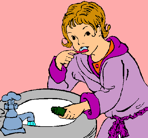 Dibujo de Niño lavándose los dientes pintado por Sachi en Dibujos ... Dibujo de Niño lavándose los dientes pintado por Sachi en Dibujos ...