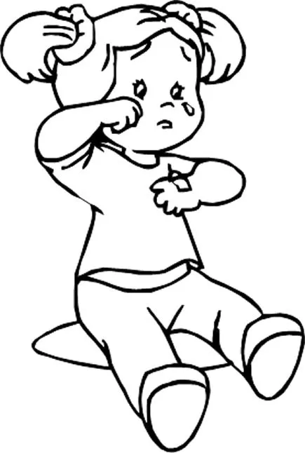 Dibujos para colorear niños tristes - Imagui Dibujos para colorear niños tristes - Imagui