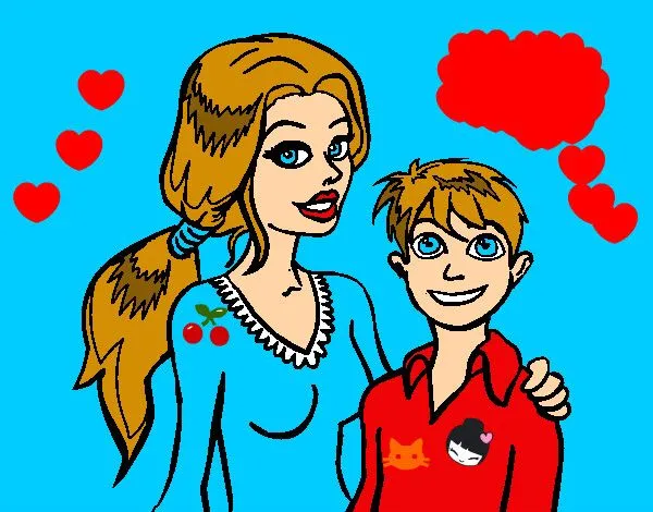 Dibujo de ñiño y madre abrazados pintado por Ariadna657 en Dibujos ... Dibujo de ñiño y madre abrazados pintado por Ariadna657 en Dibujos ...