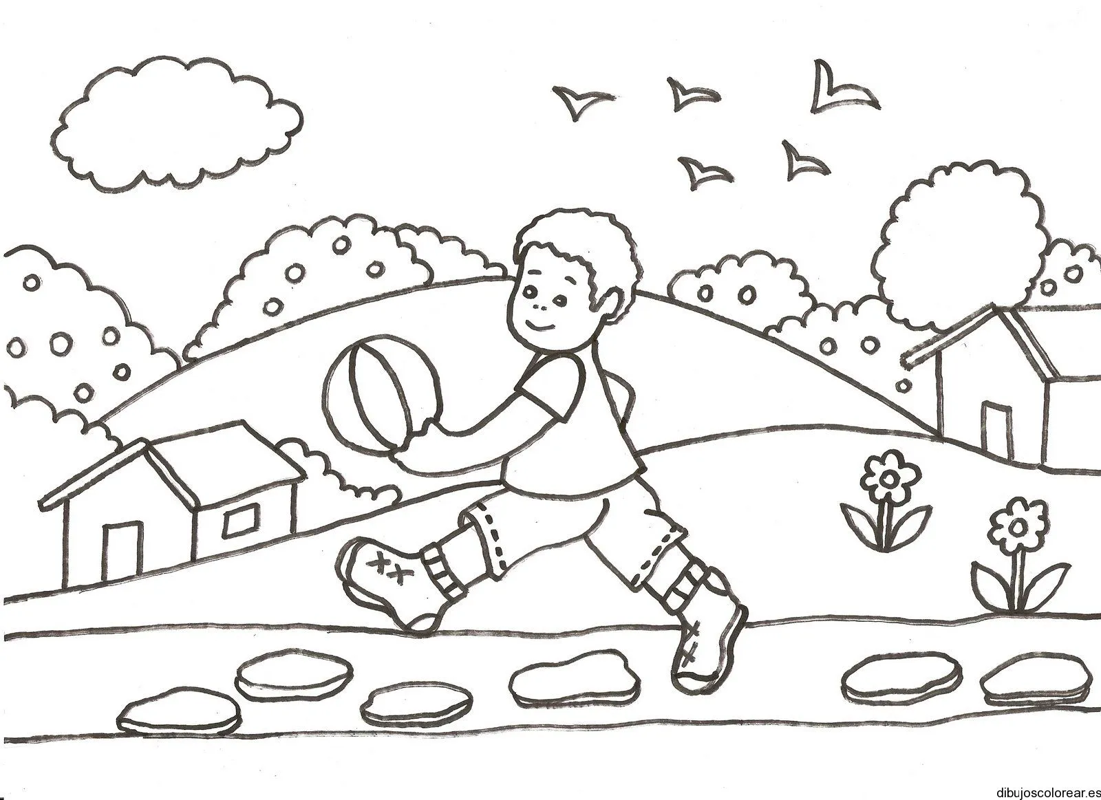 Bosques Para Colorear Para Niños