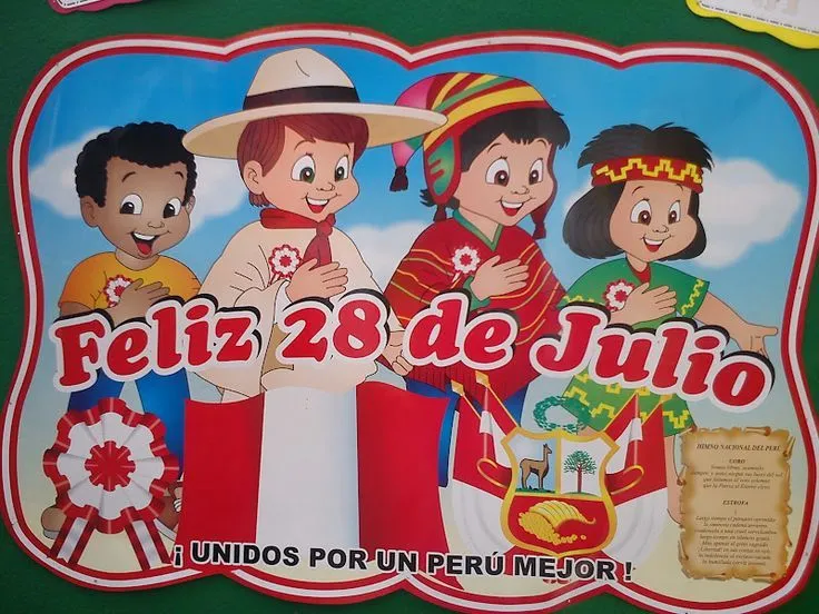 dibujo de un niño peruano - Buscar con Google | fiestas patrias ...