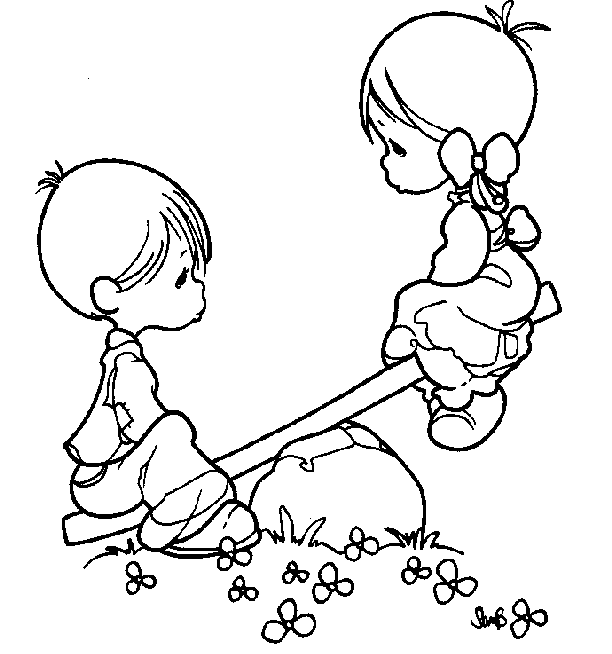 Temas para niños: Precious Moments (para colorear) Temas para niños: Precious Moments (para colorear)