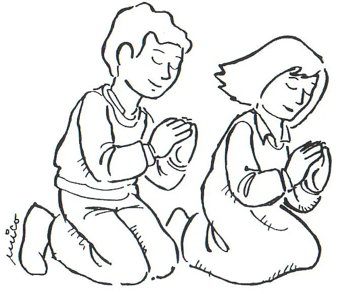 Niño arrodillado dibujo - Imagui