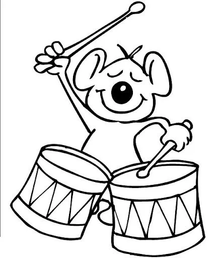 Dibujo de niño tocando un instrumento para colorear - Imagui Dibujo de niño tocando un instrumento para colorear - Imagui
