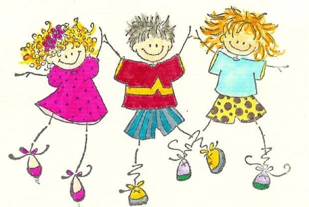 Dibujos de niños alegres - Imagui