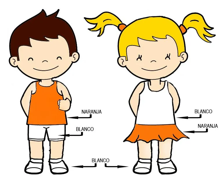 Dibujos de una niña y niño - Imagui