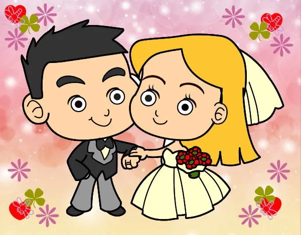 Dibujo de los novios pintado por Elyza en Dibujos.net el día 04-09 ... Dibujo de los novios pintado por Elyza en Dibujos.net el día 04-09 ...