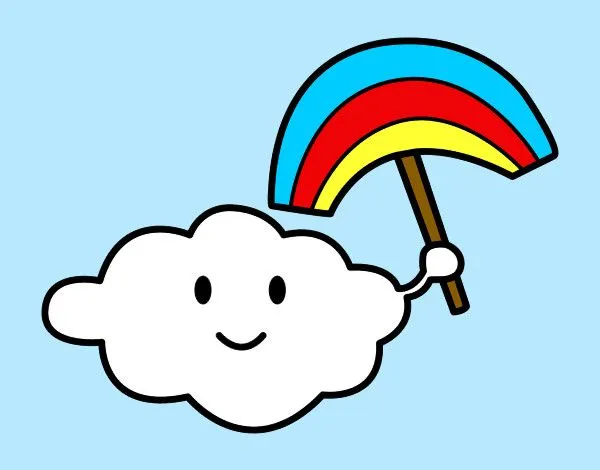 Dibujo de Nube con arcoiris pintado por Ceelina en Dibujos.net el ... Dibujo de Nube con arcoiris pintado por Ceelina en Dibujos.net el ...