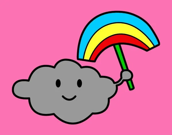 Dibujo de Nube con arcoiris pintado por Tinita_27 en Dibujos.net ... Dibujo de Nube con arcoiris pintado por Tinita_27 en Dibujos.net ...