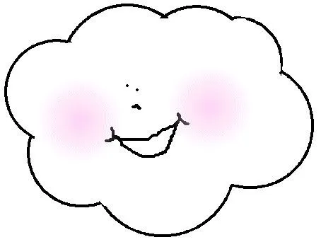 Dibujo de nubes para imprimir - Imagui