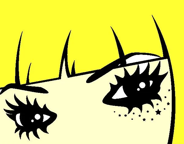 Dibujo de Ojos Emo pintado por Candela en Dibujos.net el día 18-08 ... Dibujo de Ojos Emo pintado por Candela en Dibujos.net el día 18-08 ...