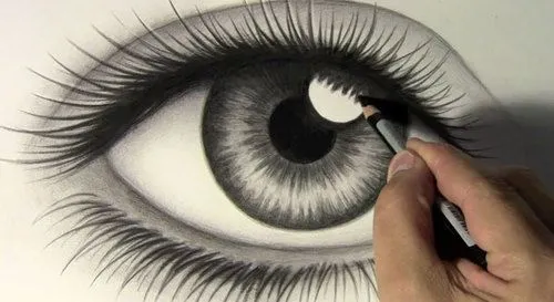 dibujo de ojos | Tumblr