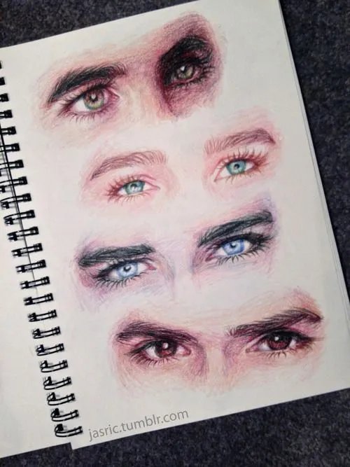 dibujo de ojos | Tumblr