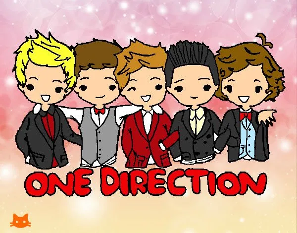 Dibujo de one direction en animado :) pintado por Directione en ... Dibujo de one direction en animado :) pintado por Directione en ...