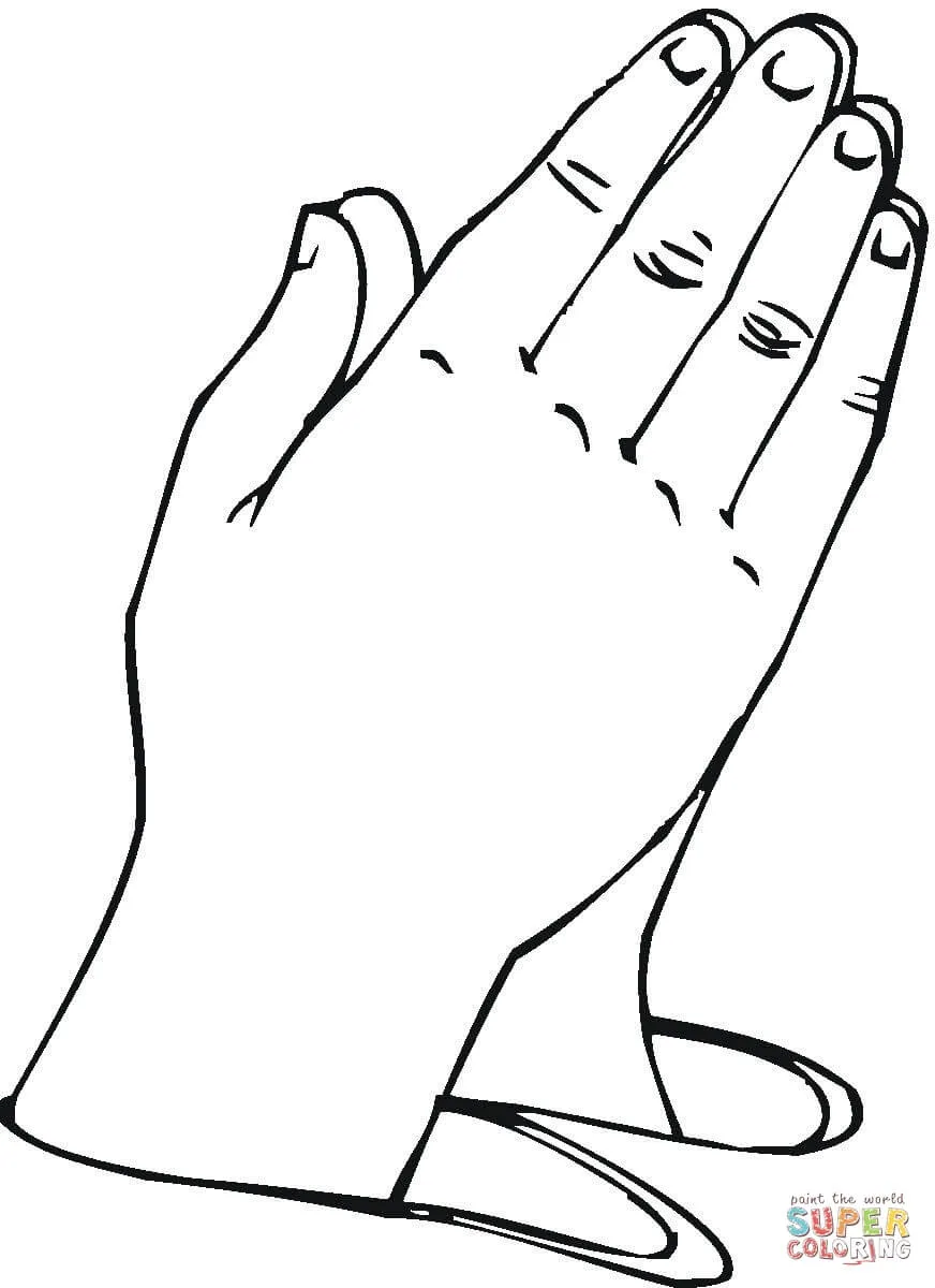 Dibujo de Oración para colorear | Dibujos para colorear imprimir gratis Dibujo de Oración para colorear | Dibujos para colorear imprimir gratis