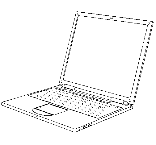 Dibujo de Ordenador portátil para Colorear - Dibujos.net Dibujo de Ordenador portátil para Colorear - Dibujos.net
