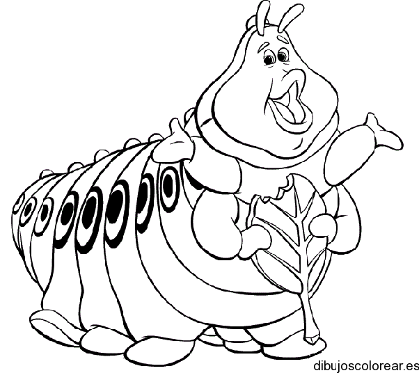 Dibujo de la oruga Strudel | Dibujos para Colorear Dibujo de la oruga Strudel | Dibujos para Colorear