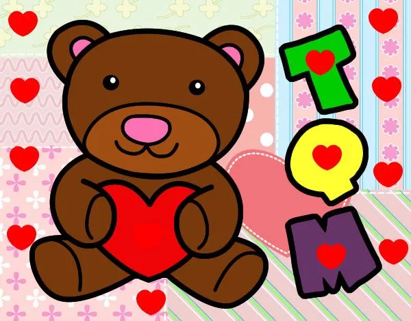 Dibujo de Osito De Amor pintado por Chaari en Dibujos.net el día ... Dibujo de Osito De Amor pintado por Chaari en Dibujos.net el día ...
