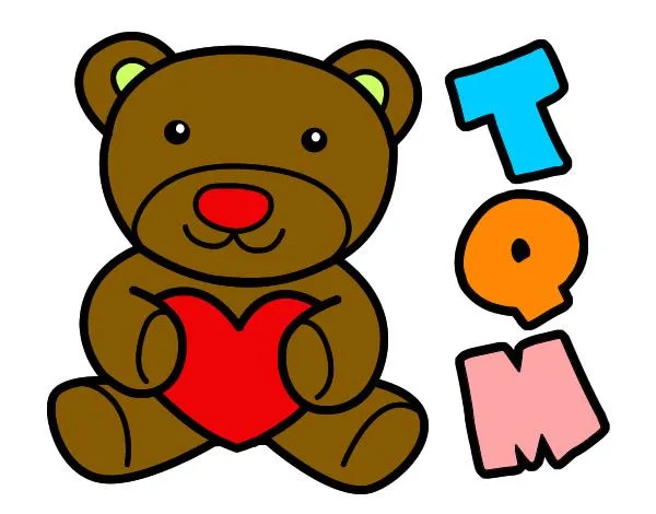 Dibujo de osito pintado por Kikiv en Dibujos.net el día 17-08-13 a ...