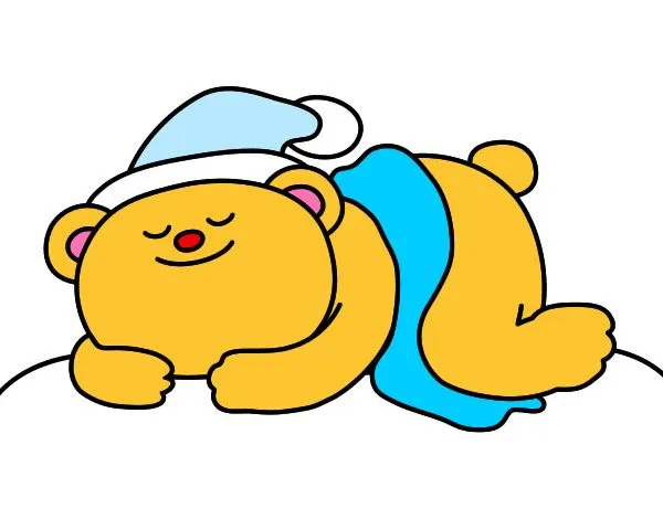 Dibujo de Oso durmiendo pintado por Lulucu en Dibujos.net el día ...