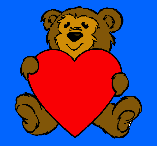 Dibujo de Oso enamorado pintado por Cara en Dibujos.net el día 16 ... Dibujo de Oso enamorado pintado por Cara en Dibujos.net el día 16 ...