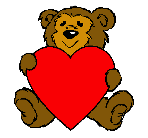 Dibujo de Oso enamorado pintado por Viri en Dibujos.net el día 12 ...